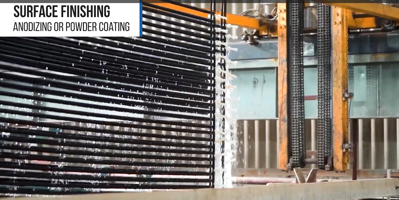 PLC-automated aluminium anodizing plant, 6 metre profiles — Balaji Aluminium